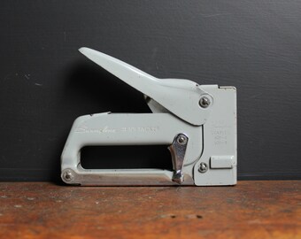 Vintage Swingline Tacker 101 - Gray - Working Stapler - Staple Gun - Heavy Duty - Tools for Women