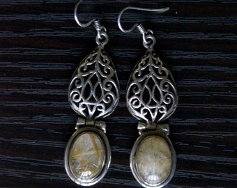 Classic RUTILATED QUARTZ SILVER Earrings