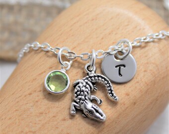 Alligator Necklace - Personalized - Gator Necklace - Alligator Jewelry - Alligator Gifts