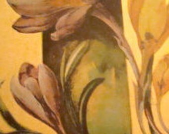 Vintage Floral Postcard # 4