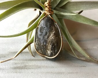 Labradorite Crystal Pendant