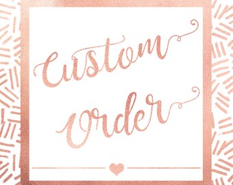 Add something custom to your order