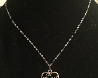 Simple Sweet 16 Charm Necklace