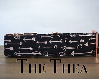 Dog Collar- Arrow Dog Collar with rose gold