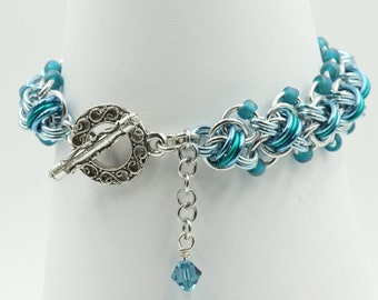 Dancing Dolphin chainmaille bracelet