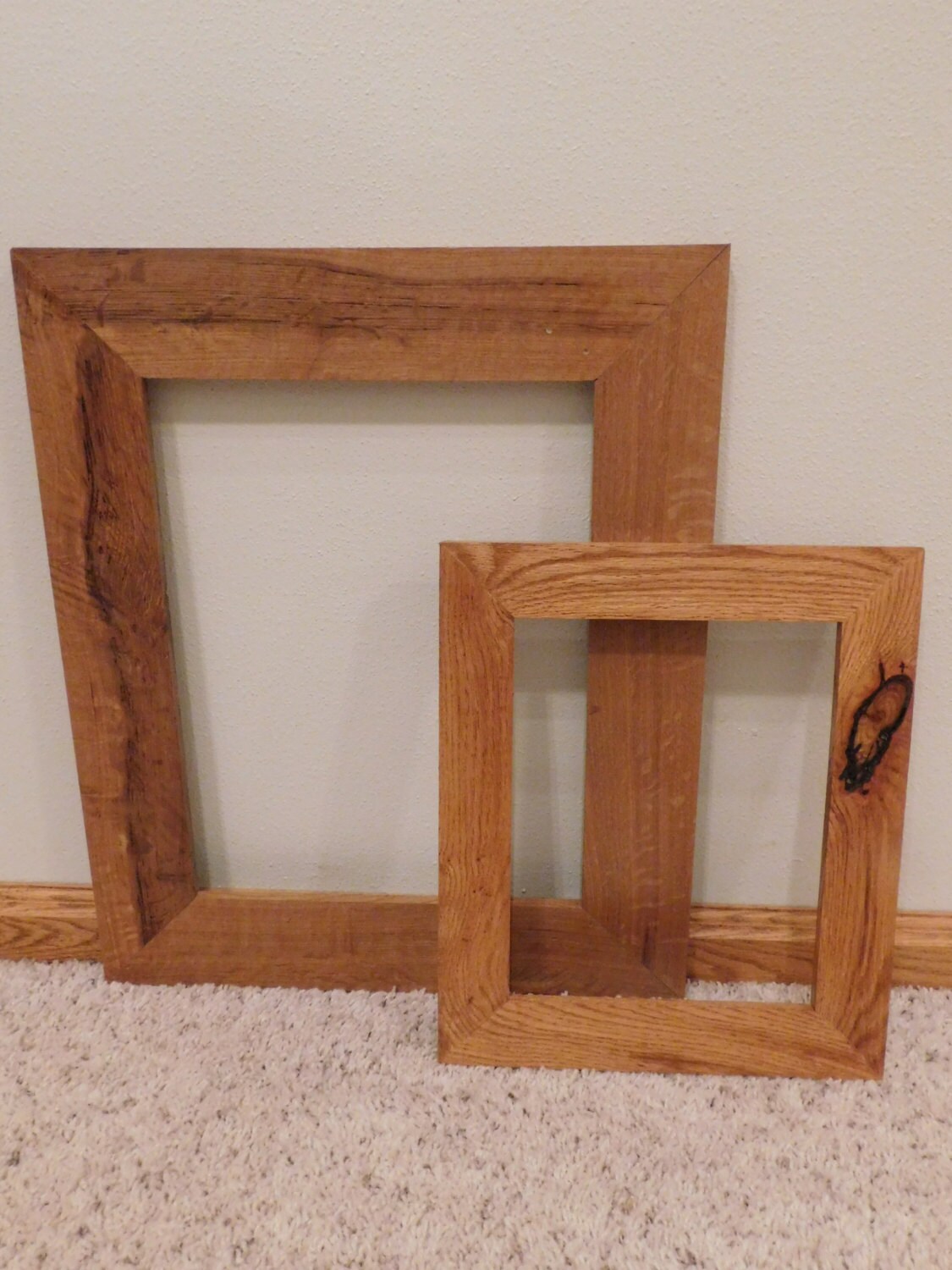 8x10, 10x14 and 11x14 Finished Oak frames (5324) from BlueMoonMill on