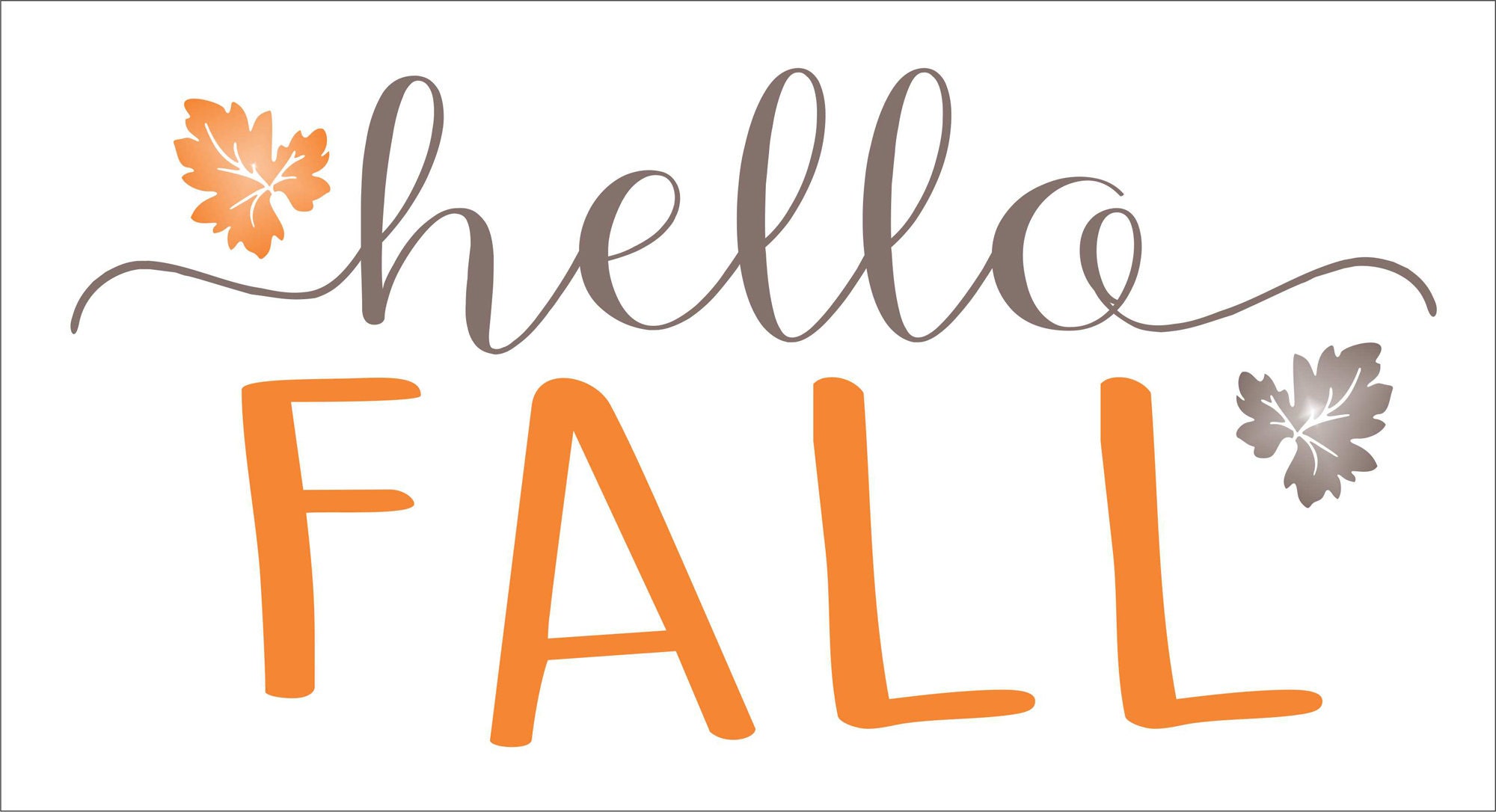 Hello FALL Reusable STENCIL 11 Sizes Create Fall Signs hello-fall-reusable-stencil-11-sizes-create-fall-signs