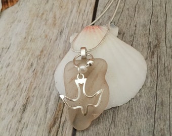 Inspirational Sea Glass Necklace