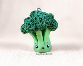 Polymer Clay Broccoli charm