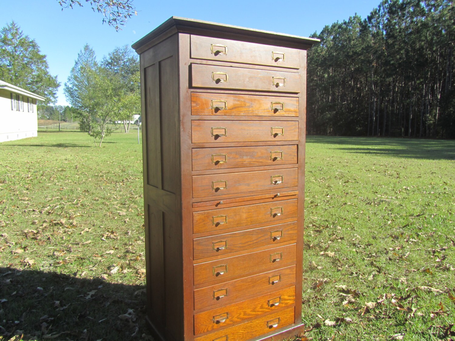Antique Dental Cabinet Apothecary CabinetTell City Desk 🔎zoom - Antique Dental Cabinet Apothecary CabinetTell City Desk