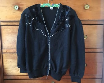 Vintage cardigan 80's 90's size M-L