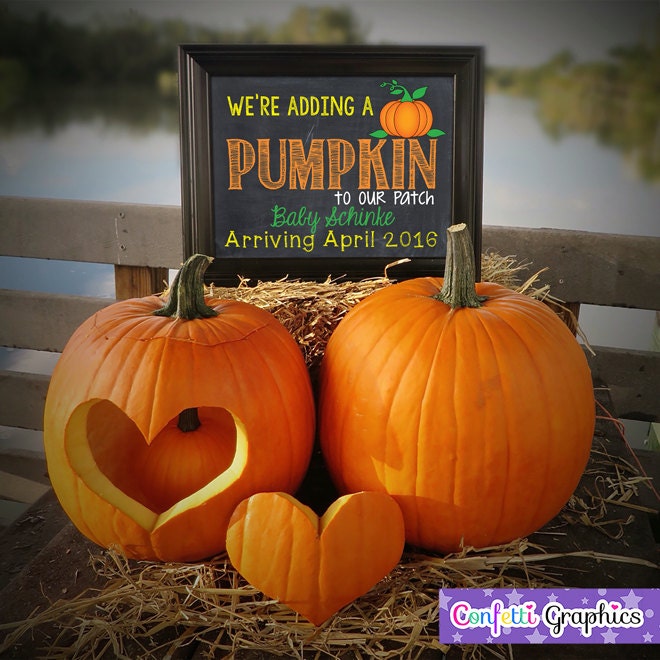 fall baby announcements