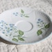 Vintage Saucer- FIne Bone CHina Shelly England, American Brooklime-For collectors, home decor or use in mosaic art