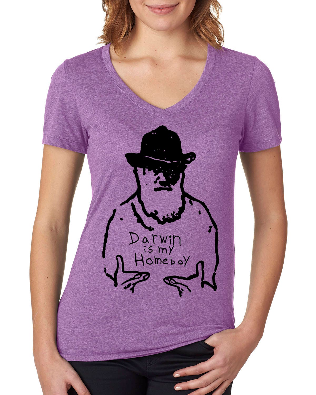 Biology Gifts Evolution Shirt Darwin is My Homeboy Biology