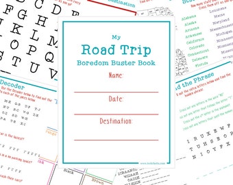 Kid Travel Game, Travel Activity for Kid, Road Trip Printable, Travel Games Printable, Travel Toys for Kids, Travel Games for Car, Road