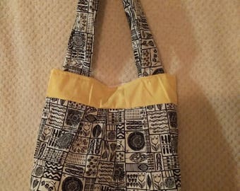 Elizabeth pleated tote bag