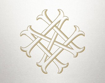 Classic Lettering Design - NN - Classic Lettering - Antique