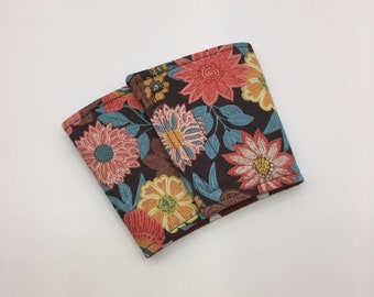 Floral Coffee Cup Cozy, Coffee Cup Sleeve, Cup Cozy, Cup Sleeve, Reusable Coffee Sleeve