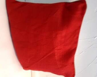 Red Pillow cover /cushion cover 22''