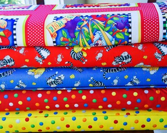 Bed Time Rhymes Collection from Henry Glass Fabrics, Quilt Quality Fabric Cut to Order