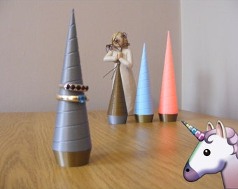 Unicorn Ring Stand - Ring Cone - Cute Ring Holder - Ring Display Stand - Modern Ring Holder - Ring Stands - Her Ring tree jewellery holder