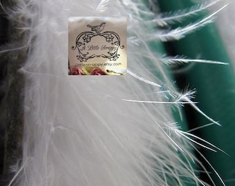 Marabou Boa Feathers White