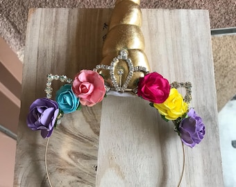 Tiara Unicorn headband, unicorn headband