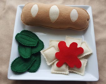 Felt Food - Pasta Dinner