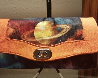 Saturn themed, colorful Wallet