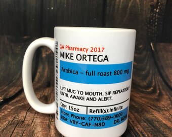 Download Personalized Prescription Coffee Mug