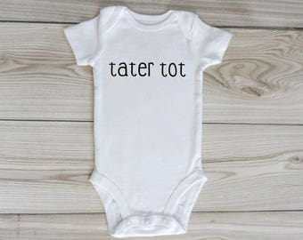 tater tot onesie / custom baby onesie / gender neutral / baby clothes / tater tot baby