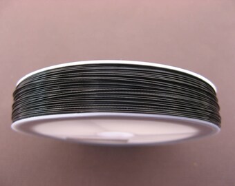 3 m cable wire-wrapped black 0.45 mm