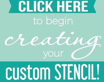 Custom Stencil - Custom Stencils - Stencils for wood Signs - Letter Stencils for Wood -stencils for painting - Wall Stencils for painting