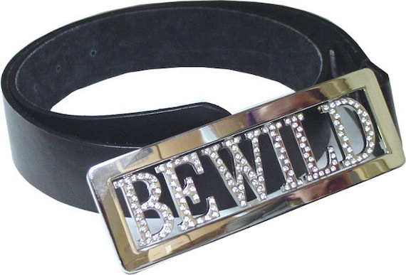 Personalized Belt Buckle with Belt