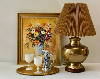 Oval Gilt Serving Bar Tray, Handmade Italy, PF4