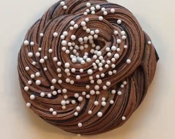 Dark chocolate brownie batter