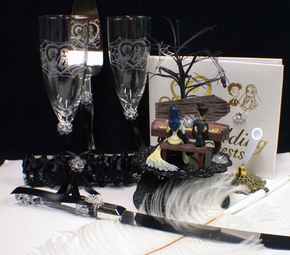Corpse Bride Cake Topper Set Corpse Bride Cake Topper Set