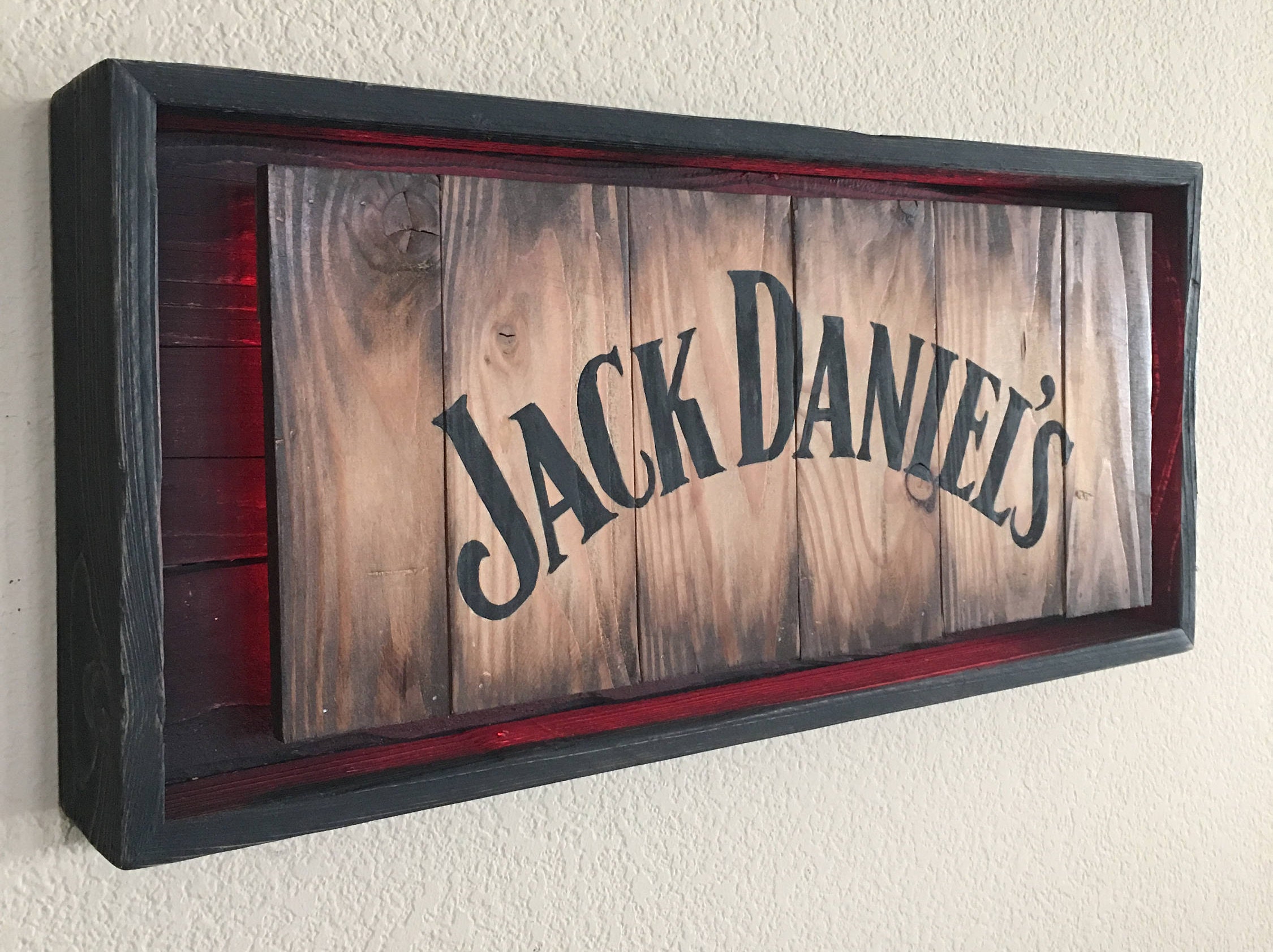 Rustic JACK DANIEL'S Light up sign