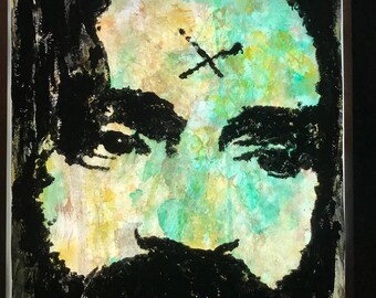 Charles Manson ATWA Watercolor portrait