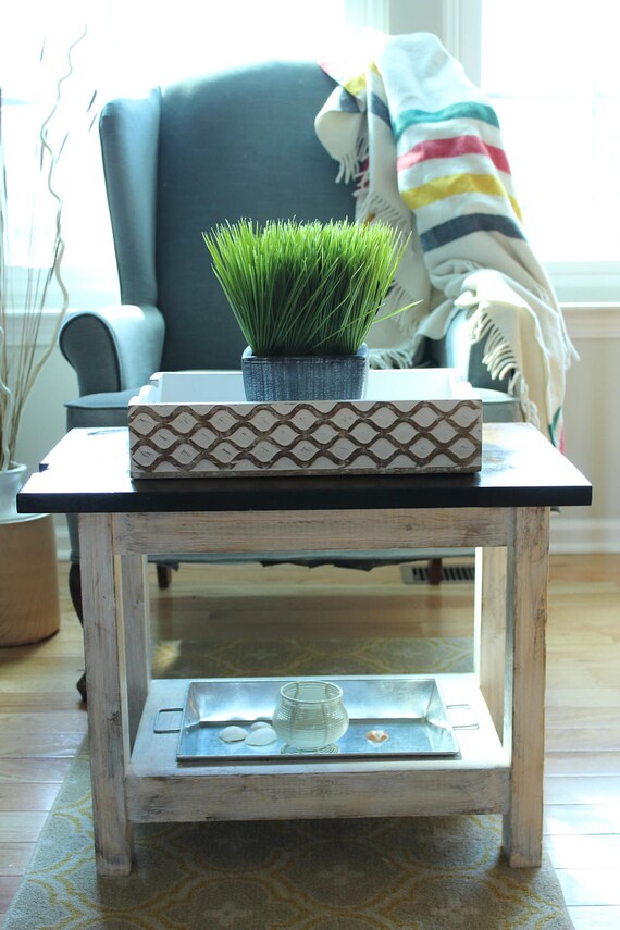 Barnwood Whitewash Accent Table Barnwood Accent Table