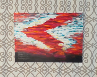 Deep Summer Sky - original oil painting