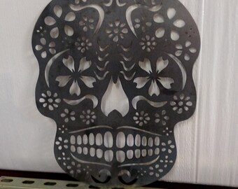 Day Of The Dead Skull Wall Hanging
