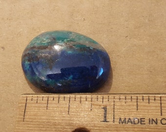 Beautiful Polished Ajoite Shattuckite Cabochon