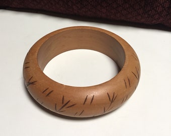 Light Wood Bangle