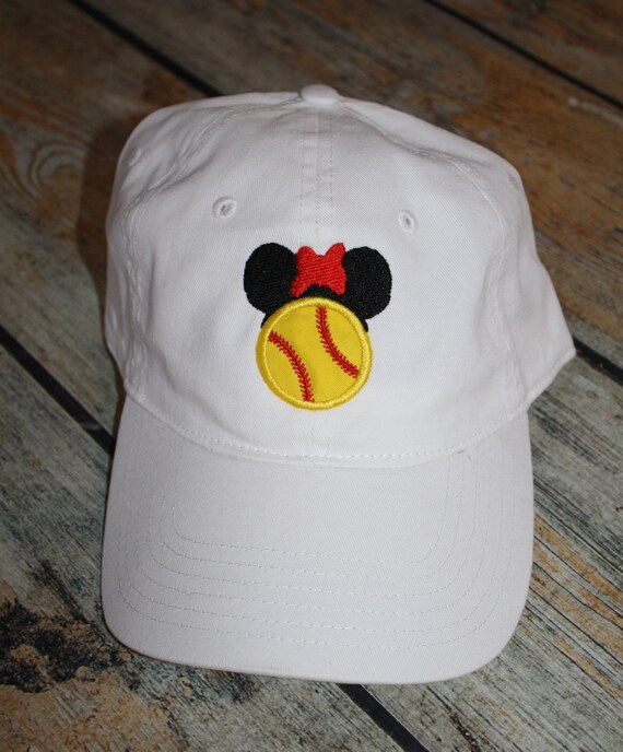 Mouse Softball Hats Personalized hats vacation hat hat with