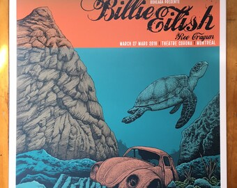 Billie Eilish 18 x 24 Limited edition Screen print