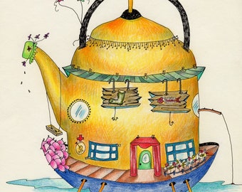 Personalized Teapot Boathouse