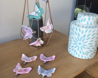 Butterfly hair clips