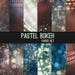 Pastel Bokeh Digital Paper 12x12 Textures, Printable Scrapbook Paper, Backgrounds, Instant Download Lights Sparkles Soft