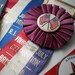 Vintage Collection of Fourth of July Parade Official Ribbon Badges